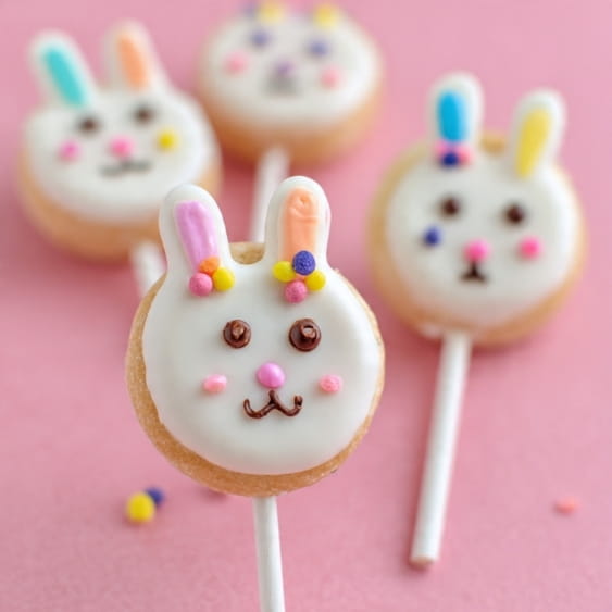 Easter Bunny Donut Pops