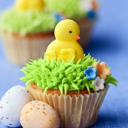 Easter Chicks Cupcakes