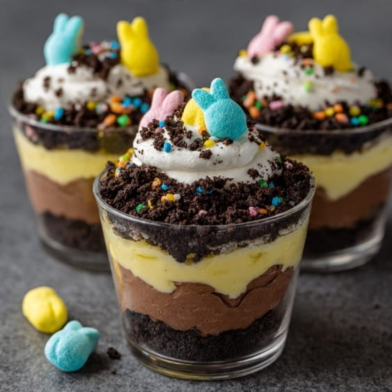 Easter Dirt Cups