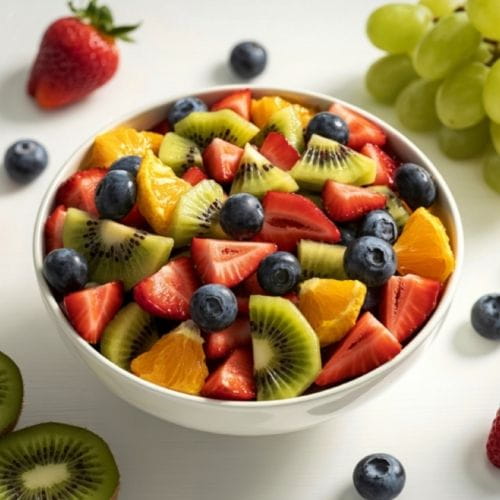 Fruit Salad with Honey-Lime Dressing