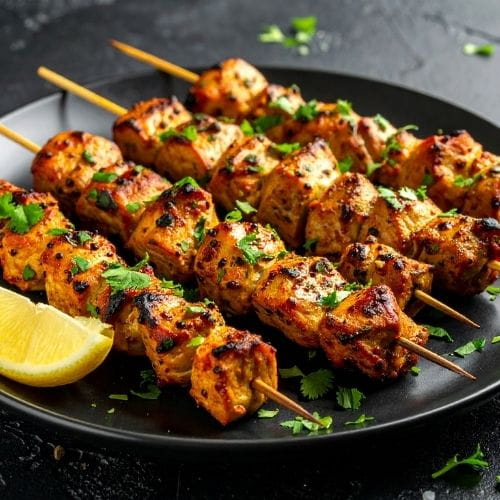 Grilled Greek Chicken Kebabs