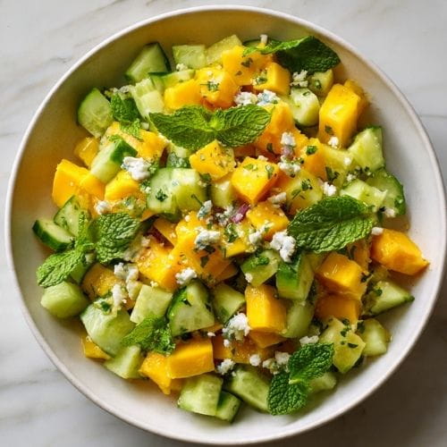 Mango Cucumber Spring Salad