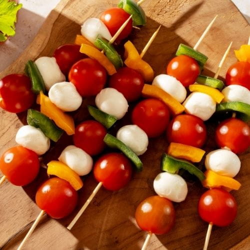 Mini Caprese Skewers