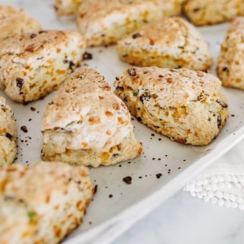 Mini Cheddar Scallion Scones