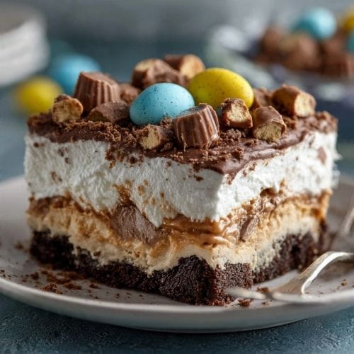 Peanut Butter Cup Dirt Cake