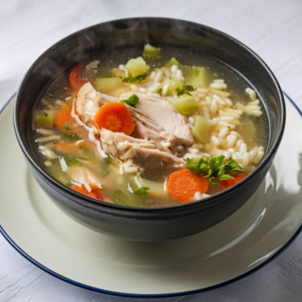 Rice and Vegetable Soup