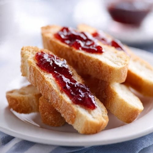 Toast Fingers with Jam
