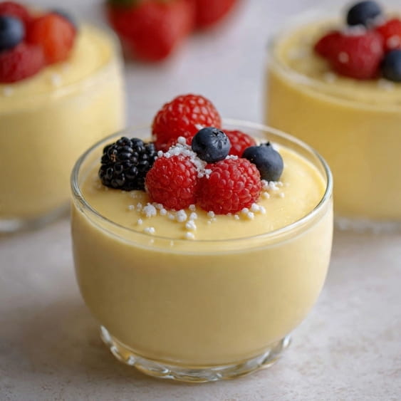 Vanilla Custard Pudding Cups