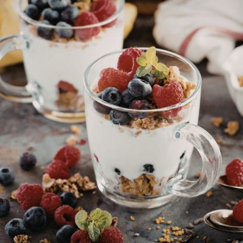 Yogurt and Granola Parfaits