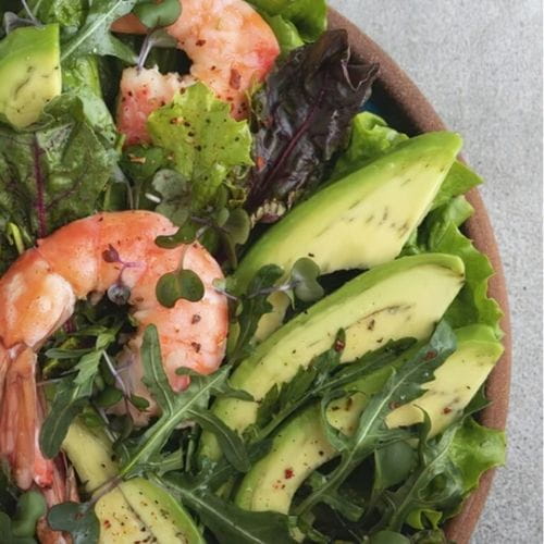 Zesty Avocado & Shrimp Salad