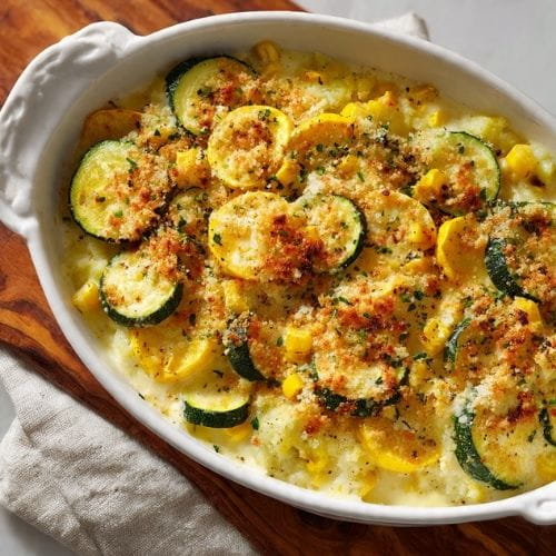 Zucchini Corn and Squash Casserole