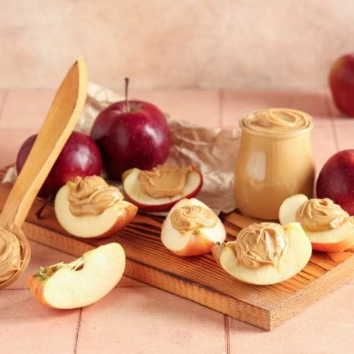 Apple with Cinnamon Almond Butter