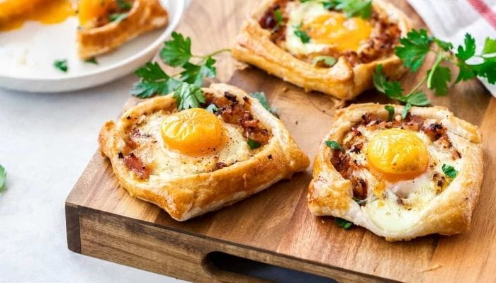 Bacon and Egg Tart