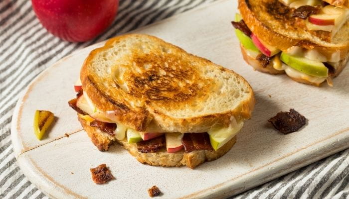 Brie, Bacon, Apple & Honey Panini