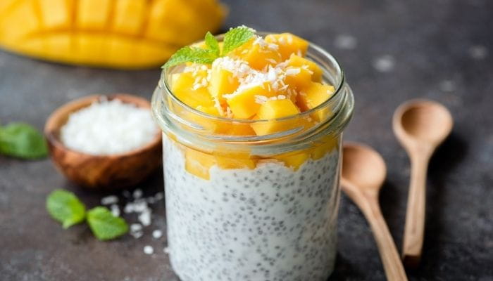 Chia Seed Pudding with Mango