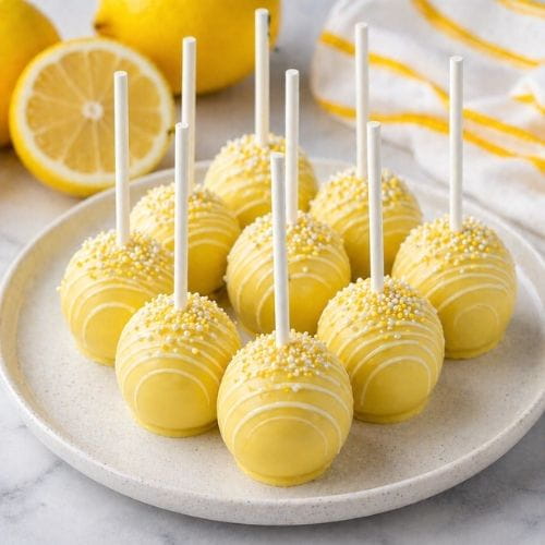 Lemon Cake Pops
