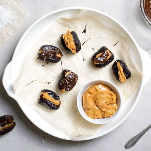 Peanut Butter Stuffed Dates