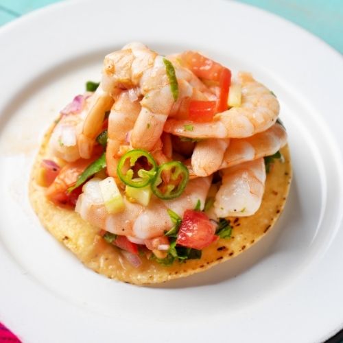 Shrimp Tostadas