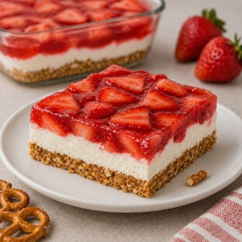 Strawberry Pretzel Salad