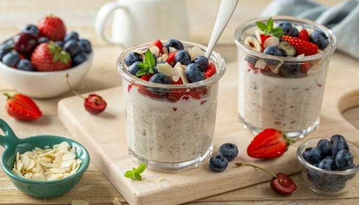 Vegan Overnight Vanilla Oats