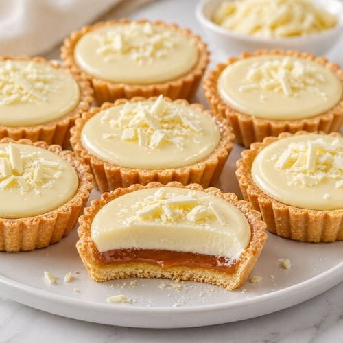 White Chocolate Caramel Tarts