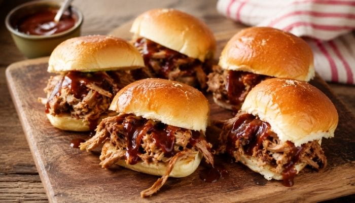 BBQ Chicken Sliders