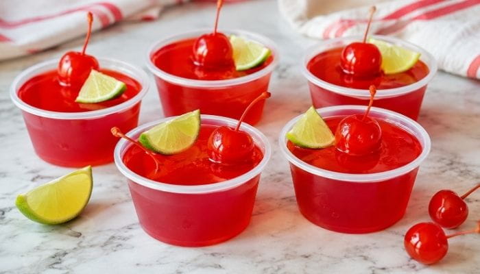 Cherry Vodka Jello Shots