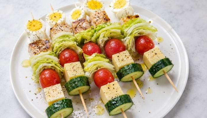 Cobb Salad Skewers