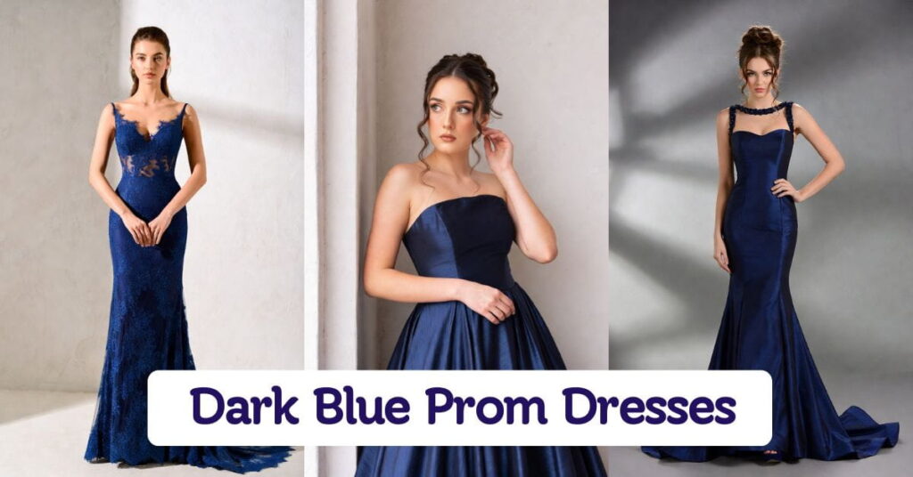 Dark Blue Prom Dresses That Stand Out