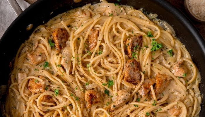 Garlic Butter Chicken Pasta