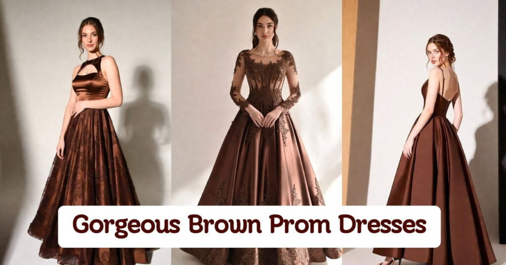 Gorgeous Brown Prom Dresses You’ll Love