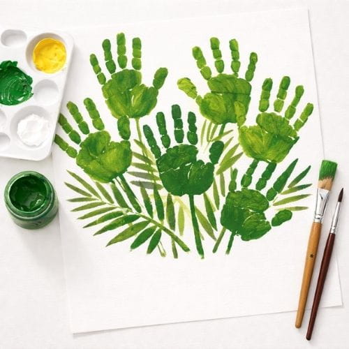 Handprint Palm Branch Craft