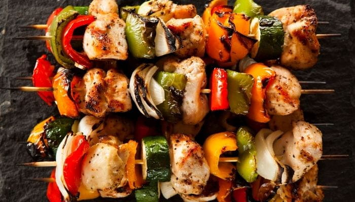 Hawaiian Chicken Kabobs