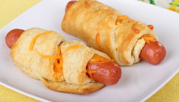 Hot Dog “Firework” Crescents