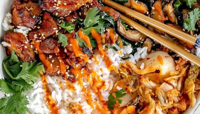 Korean Chicken Bowls