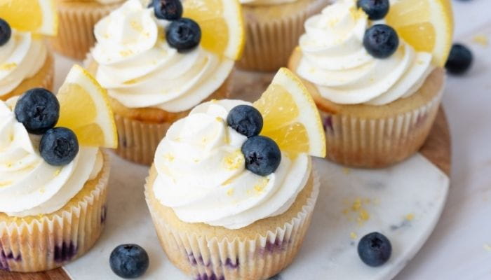 Lemon Blueberry Cupcakes
