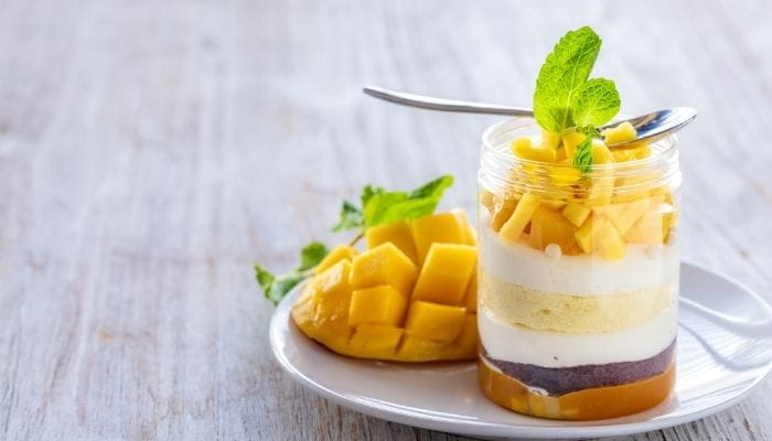 Mango Cheesecake Trifles