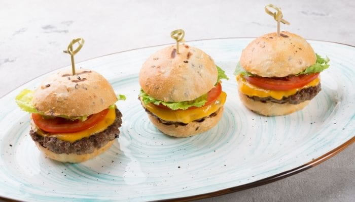 Mini Cheeseburger Skewers