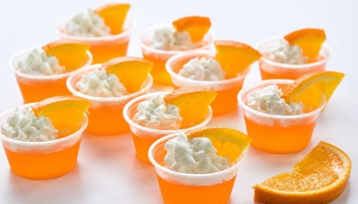 Orange Creamsicle Jello Shots