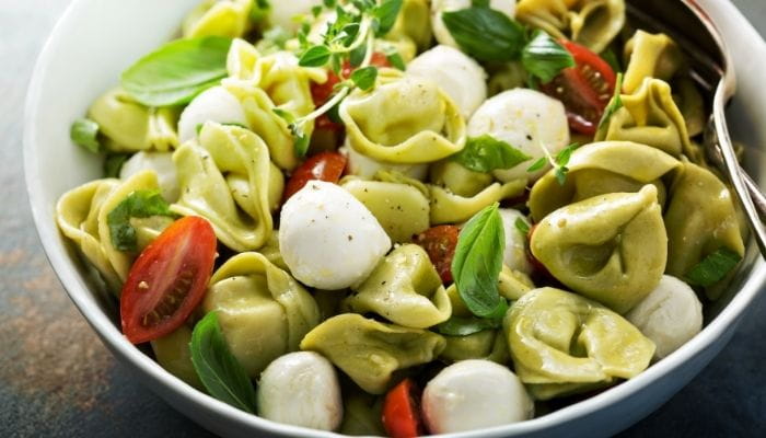Pesto Tortellini Pasta Salad