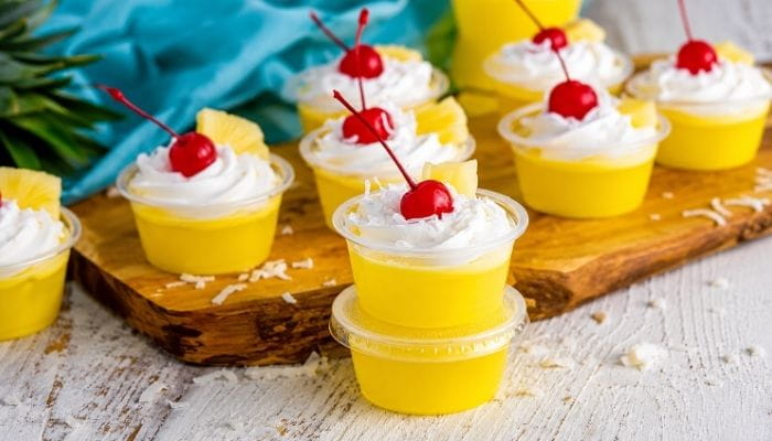 Pina Colada Jello Shots
