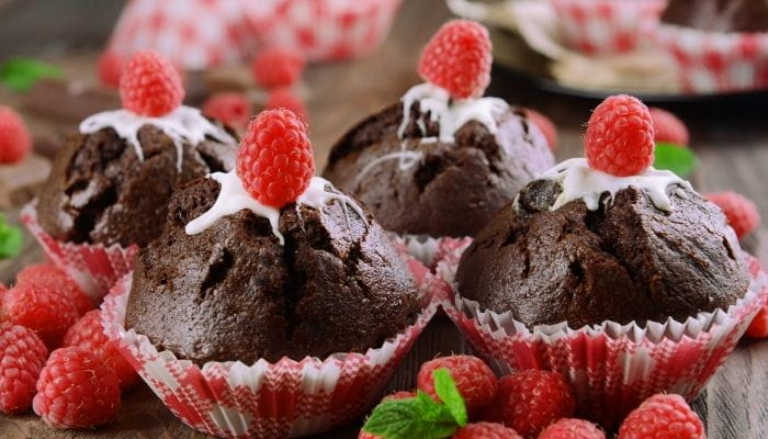 Raspberry Chocolate Cupcakes
