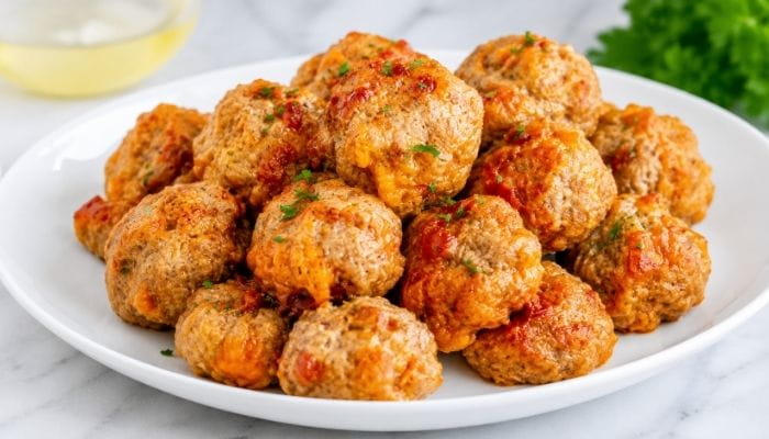 Sausage Balls with Cream Cheese