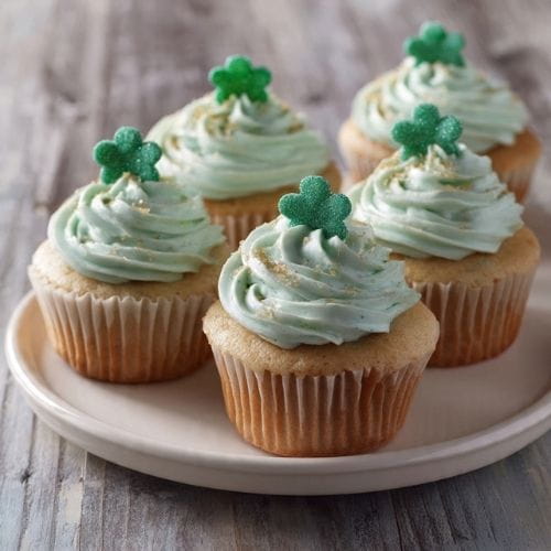 Shamrock Shake Cupcakes