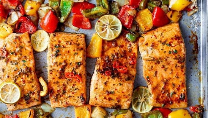 Sheet Pan Chili Lime Salmon