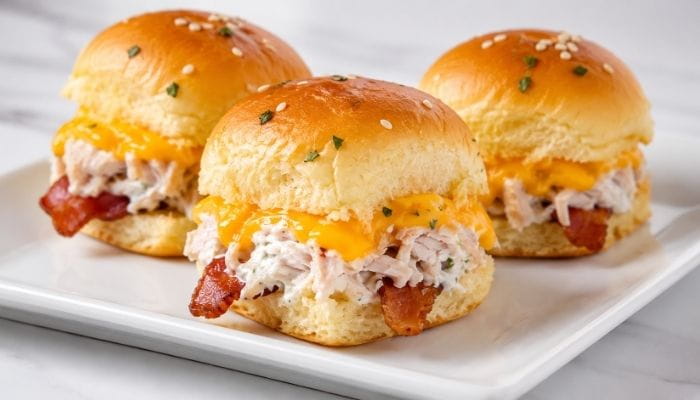 Turkey Bacon Ranch Sliders