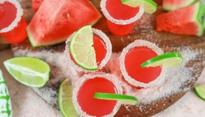 Watermelon Margarita Jello Shots
