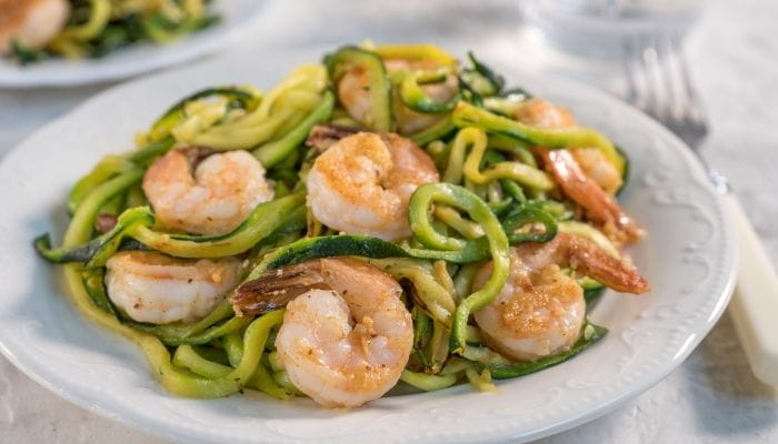 Zucchini Shrimp Scampi