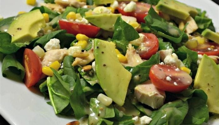 Avocado and Spinach Salad