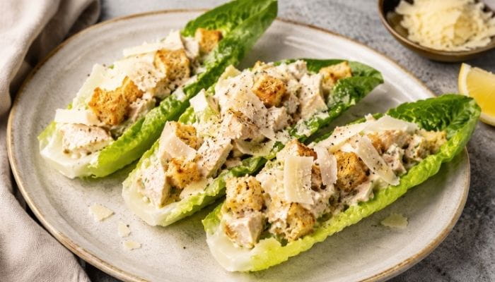 Chicken Caesar Lettuce Salad